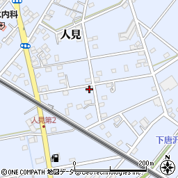 埼玉県深谷市人見286周辺の地図