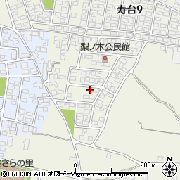 長野県松本市内田66-2周辺の地図