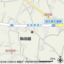 茨城県古河市駒羽根548周辺の地図