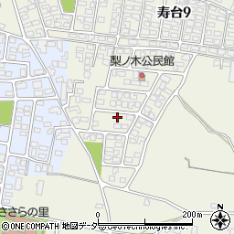 長野県松本市内田66-3周辺の地図