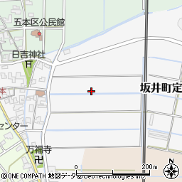 福井県坂井市坂井町定旨周辺の地図