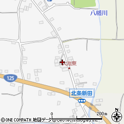 茨城県つくば市北条1634周辺の地図