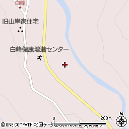 石川県白山市白峰ホ周辺の地図
