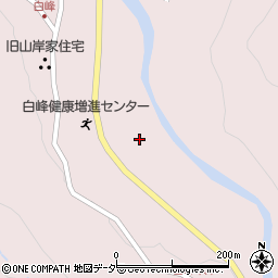 石川県白山市白峰（ホ）周辺の地図
