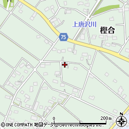埼玉県深谷市樫合398周辺の地図
