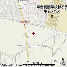 長野県松本市内田588周辺の地図