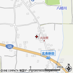 茨城県つくば市北条1675周辺の地図