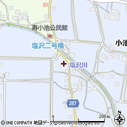 長野県松本市寿小赤286周辺の地図