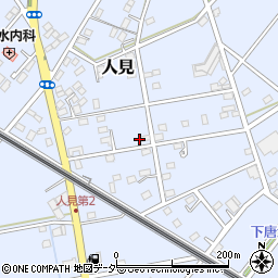 埼玉県深谷市人見372周辺の地図