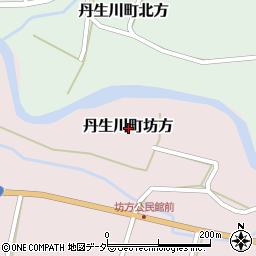 岐阜県高山市丹生川町坊方周辺の地図