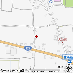 茨城県つくば市北条1653周辺の地図