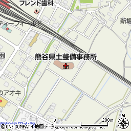 埼玉県熊谷県土整備事務所　道路施設公園部周辺の地図