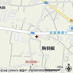 茨城県古河市駒羽根536周辺の地図