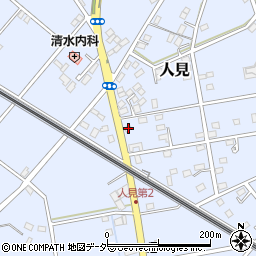 埼玉県深谷市人見376周辺の地図