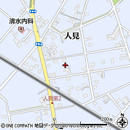 埼玉県深谷市人見374周辺の地図