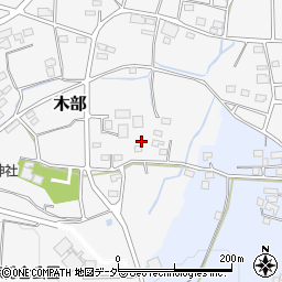 埼玉県児玉郡美里町木部周辺の地図