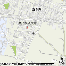 長野県松本市内田80周辺の地図