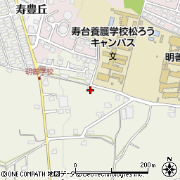 長野県松本市内田582周辺の地図