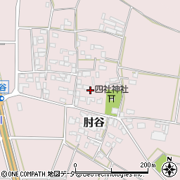 茨城県下妻市肘谷周辺の地図