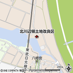 埼玉県北川辺領土地改良区周辺の地図