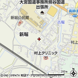 埼玉県熊谷市新堀154周辺の地図