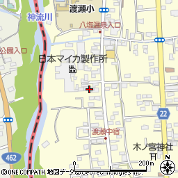 埼玉県児玉郡神川町渡瀬606-6周辺の地図
