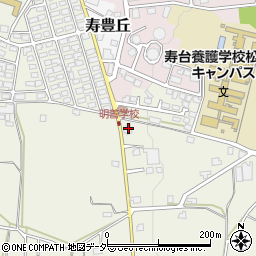 長野県松本市内田586周辺の地図