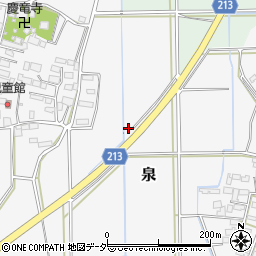 茨城県つくば市泉3180周辺の地図