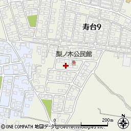 長野県松本市内田61周辺の地図