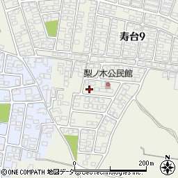 長野県松本市内田61-9周辺の地図