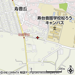 長野県松本市内田545周辺の地図
