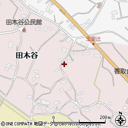 茨城県小美玉市田木谷506周辺の地図