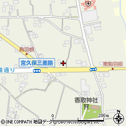 茨城県古河市駒羽根221周辺の地図