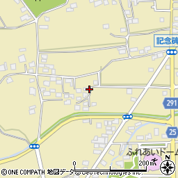 長野県東筑摩郡山形村中大池中村周辺の地図