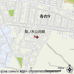 長野県松本市内田61-16周辺の地図