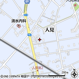 埼玉県深谷市人見423周辺の地図