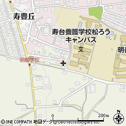 長野県松本市内田548周辺の地図