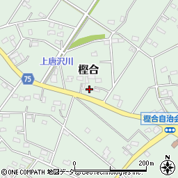 埼玉県深谷市樫合22周辺の地図