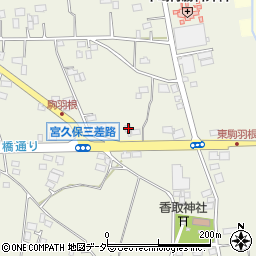 茨城県古河市駒羽根230周辺の地図