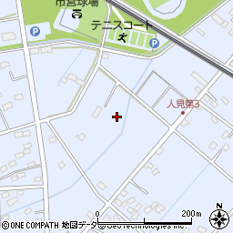 埼玉県深谷市人見周辺の地図