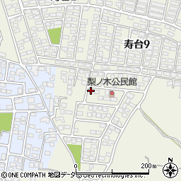 長野県松本市内田61-6周辺の地図
