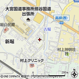 埼玉県熊谷市新堀160-5周辺の地図