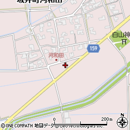 河和田集落生活改善センター周辺の地図