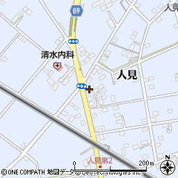 埼玉県深谷市人見421周辺の地図