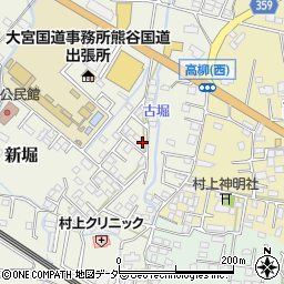 埼玉県熊谷市新堀160-1周辺の地図