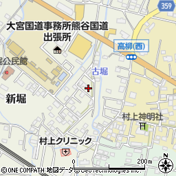 埼玉県熊谷市新堀160周辺の地図