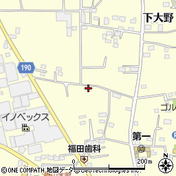 茨城県古河市下大野888-3周辺の地図