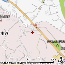 茨城県小美玉市田木谷498周辺の地図