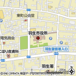 〒348-0000 埼玉県羽生市（以下に掲載がない場合）の地図