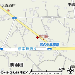 茨城県古河市駒羽根247周辺の地図